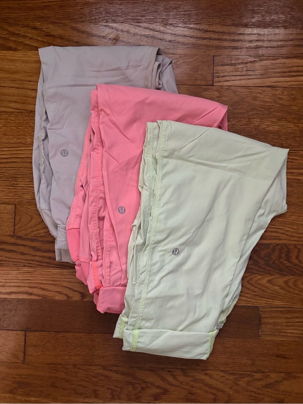 lululemon athletica Active Bottoms - Pink, Light Green, Light Gray